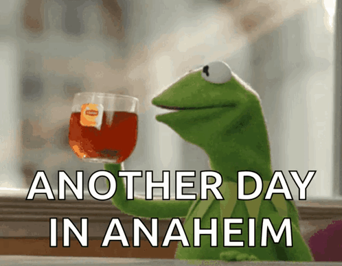 Kermit Tea Another Day In Anaheim GIF