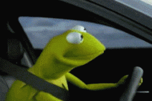 Kermit The Frog 50 Cent Car GIF