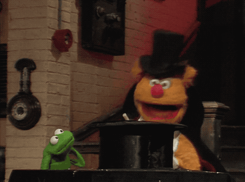 Kermit the Frog and Mr. Fozzie Bear