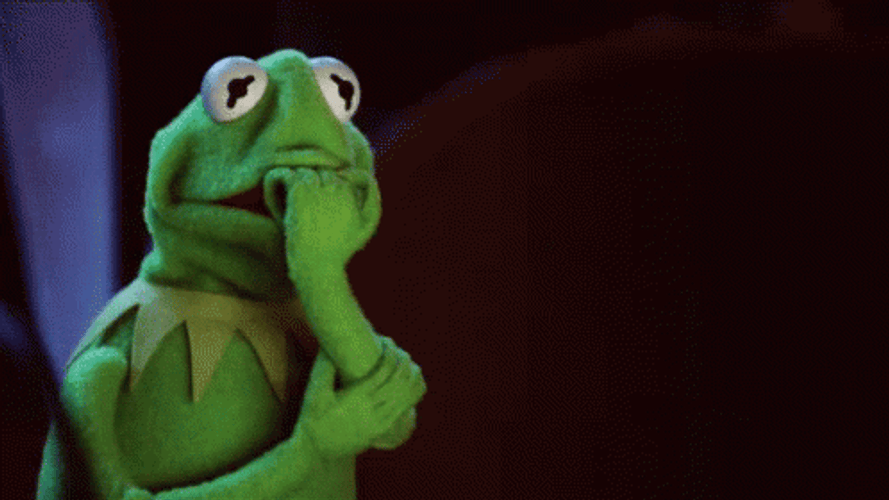 Kermit The Frog Anxiety Fear GIF
