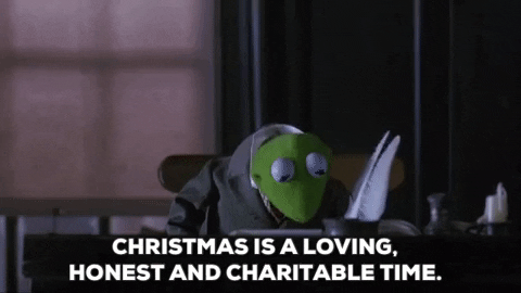 Kermit The Frog Christmas Quote Meme GIF
