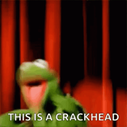 Kermit The Frog Crackhead Moves GIF