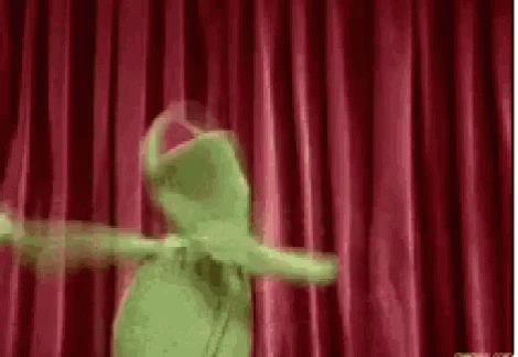 Kermit the Frog Dancing on Stage
