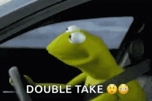 Kermit the Frog Double Take