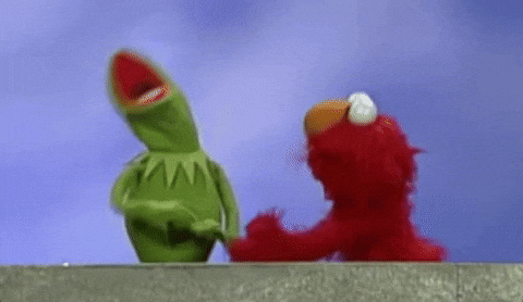 Kermit The Frog Elmo Getting Wild Meme GIF
