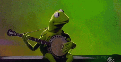 Kermit The Frog Playing Banjo GIF
