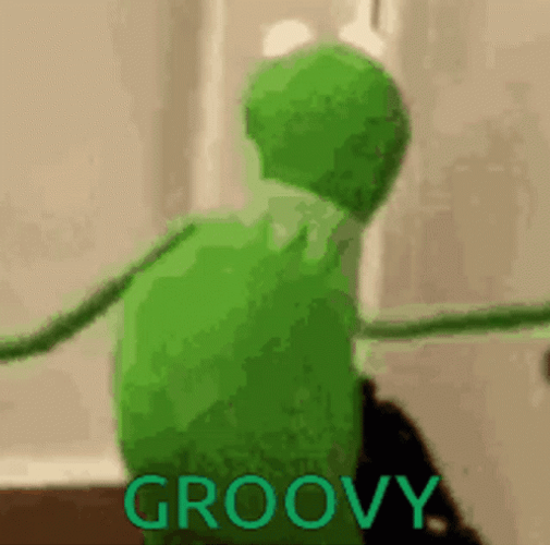 Kermit The Frog Groovy GIF