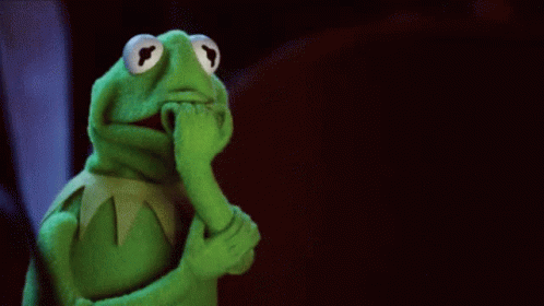 Kermit the Frog Hand on Chin