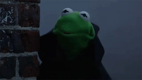 Kermit The Frog Is Wearing A Black Cloak And Says Evil Laugh GIF