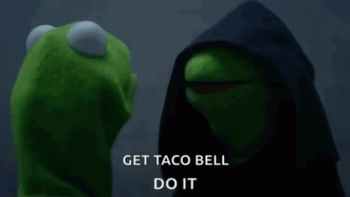Kermit The Frog Is Wearing A Black Hoodie And Talking To A Muppet In A Hood . GIF