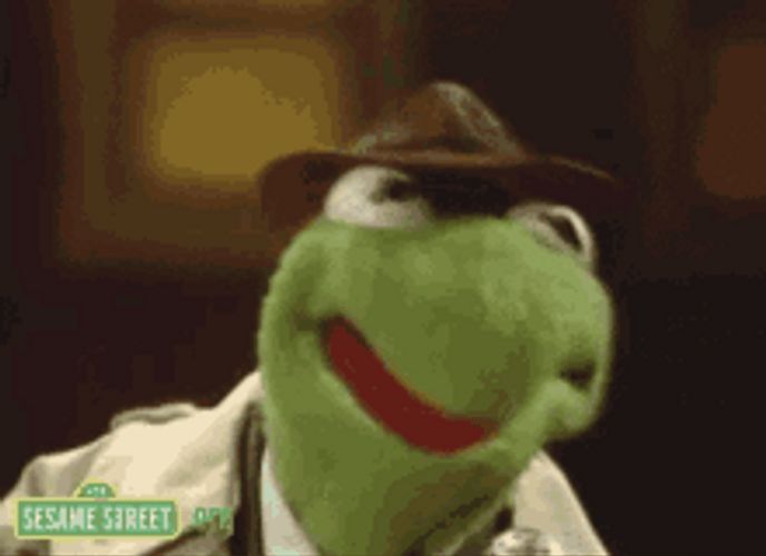 Kermit The Frog Meme Muppets Seasame Street GIF
