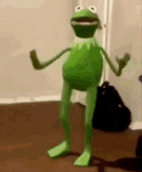 Kermit The Frog Meme The Muppets Dancing GIF