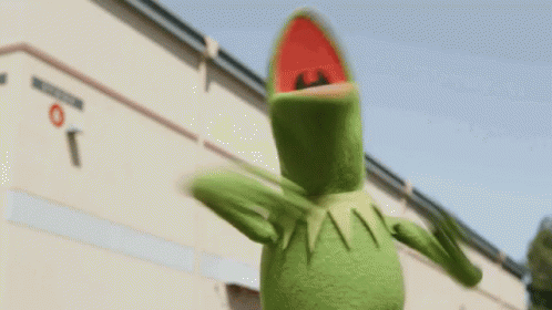 Kermit The Frog Reaction Over The Top GIF