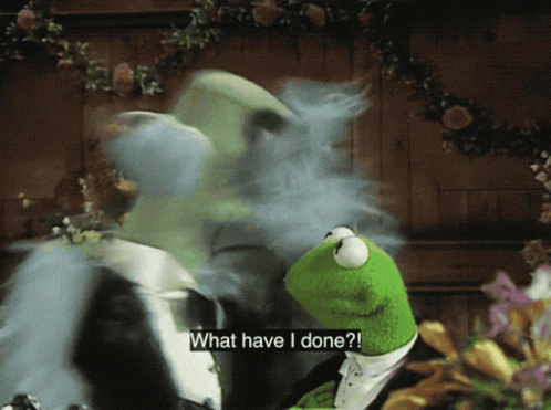 Kermit The Frog Says What Have I Done GIF