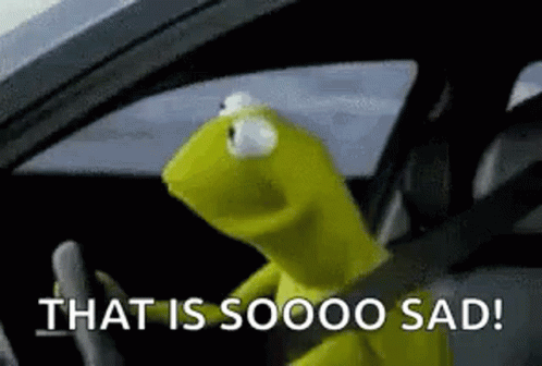Kermit The Frog Too Bad GIF