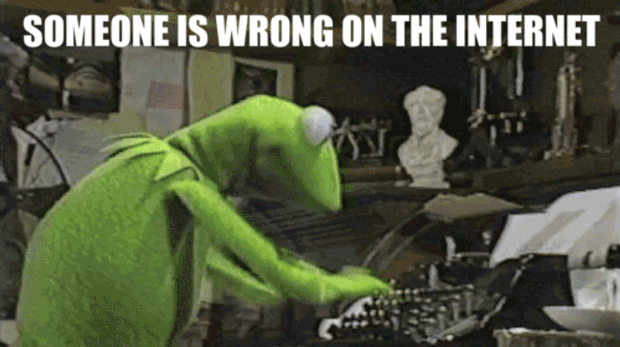 Kermit Typing Internet Typewriter GIF