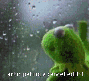 Kermit Waiting Anticipating Cancellations Meme GIF