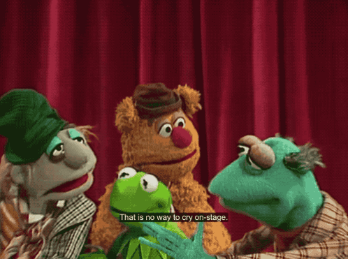 Kermit Yay And Other Muppets GIF