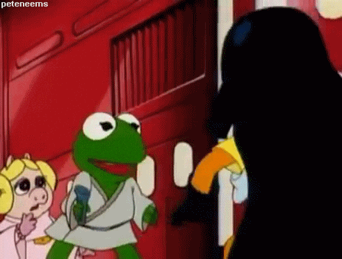 Kermit Yay Muppet Babies GIF