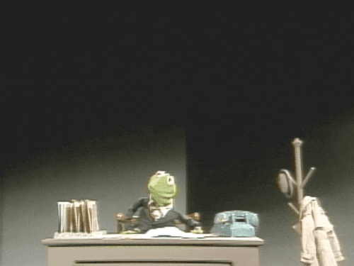 Kermit Yay The Muppets Show GIF