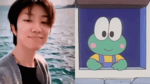 Keroppi And Korean Guy Xu Minghao GIF