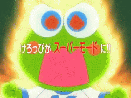 Keroppi Got Fire Angry Mood GIF