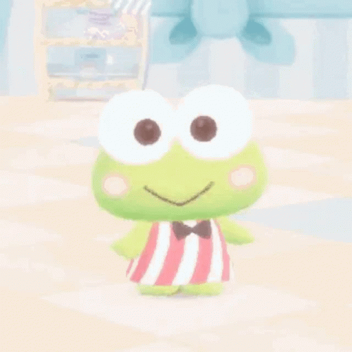 Keroppi In His Lovely State GIF