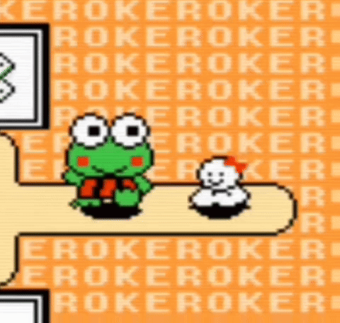 Keroppi In Roker Game GIF
