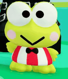 Keroppi The Beautiful Statue GIF