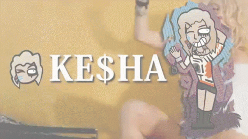 Kesha Cartoon Drawing