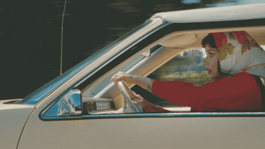 Kesha Mad Car Driving GIF