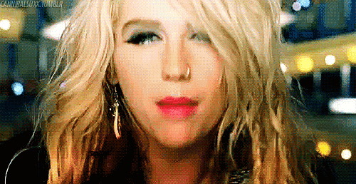 Kesha Music Video Sings Blah GIF