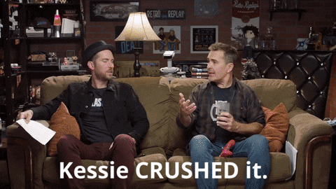 Kessie Crushed It GIF