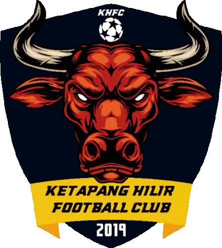 Ketapang Hilir Football Club Logo with Bull