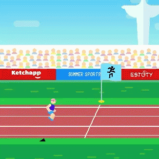 Ketchapp Summer Sports Race Day GIF