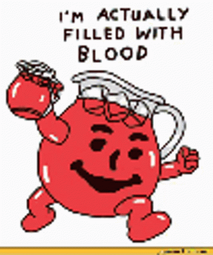 Ketchup Bottle Saying Im Filled With Blood