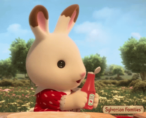 Ketchup Shot On Eyes GIF