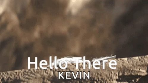 Hello There Kevin Baby Yoda Star Wars GIF