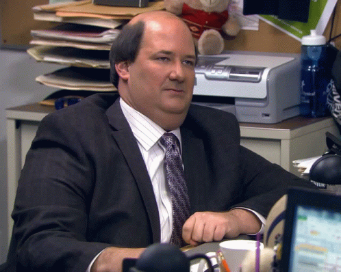 Kevin Malone The Office Disappointed GIF