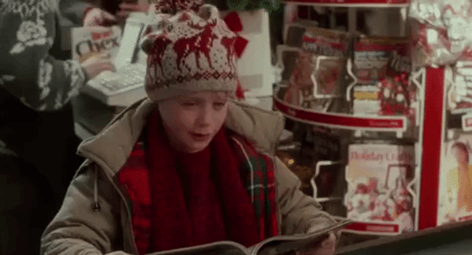 Kevin At Toy Store In Home Alone GIF