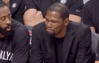 Kevin Durant Nasty Reaction GIF