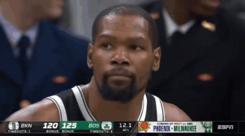 Kevin Durant Shaking Head GIF