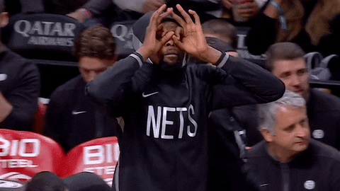 Kevin Durant Spy Hand Sign GIF