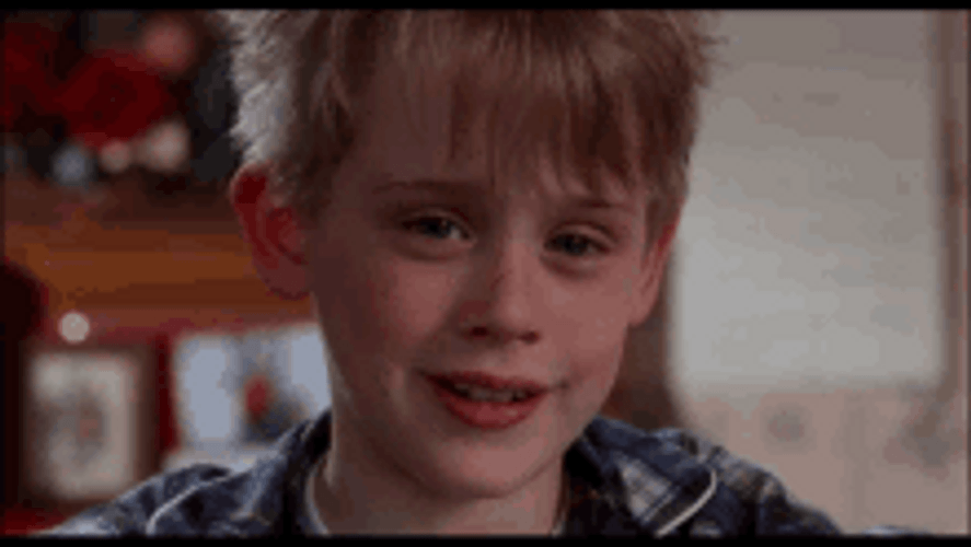 Kevin Eyebrows Move At Home Alone GIF