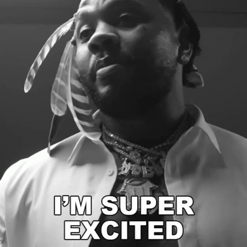 Kevin Gates Says I'm Super Excited GIF