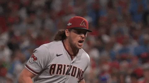 Kevin Ginkel Dbacks Player Shouting GIF