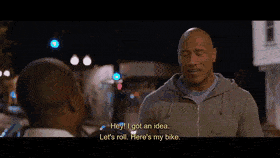 Kevin Hart And The Rock Talking GIF