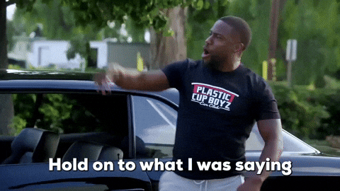Kevin Hart Damn What I Was Saying GIF