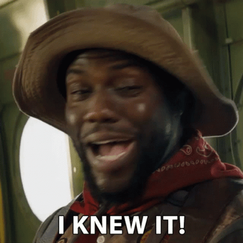 Kevin Hart I Knew It GIF
