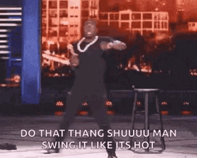 Kevin Hart Swing It Gif GIF